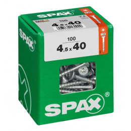 Spax 4,5x40 мм 4191010450407 (100 шт/упак) (EAN 4003530160929) - универсальный, потай, Wirox
