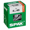 Spax 4,5x45 мм 4191010450457 (75 шт/упак) (EAN 4003530190254) - универсальный, потай, Wirox