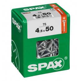 Spax 4,5x50 мм 4191010450507 (75 шт/упак) (EAN 4003530160936) - универсальный, потай, Wirox