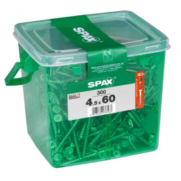 Spax 4,5x60 мм 4191010450609 (300 шт/упак) (EAN 4003530038563) - универсальный, потай, Wirox