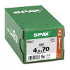 Spax 4,5x70 мм 0191010450703 (100 шт/упак) (EAN 4003530164323) - универсальный, потай, Wirox