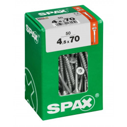 Spax 4,5x70 мм 4191010450707 (50 шт/упак) (EAN 4003530160950) - универсальный, потай, Wirox