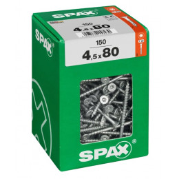 Spax 4,5x80 мм 4191010450806 (150 шт/упак) (EAN 4003530158230) - универсальный, потай, Wirox