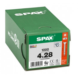 Spax 4x28 мм 1191010400285 (1000 шт/упак) (EAN 4003530259821) - универсальный, потай, Wirox