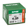 Spax 4x35 мм 0191010400353 (200 шт/упак) (EAN 4003530164255) - универсальный, потай, Wirox