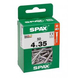 Spax 4x35 мм 4191010400352 (50 шт/упак) (EAN 4003530191763) - универсальный, потай, Wirox