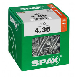 Spax 4x35 мм 4191010400356 (500 шт/упак) (EAN 4003530158148) - универсальный, потай, Wirox