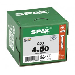 Spax 4x50 мм 0191010400503 (200 шт/упак) (EAN 4003530164187) - универсальный, потай, Wirox
