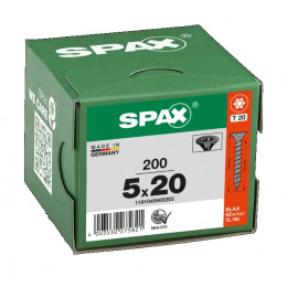 Spax 5,0х20 мм 1191040500203 (200 шт/упак) Blax (EAN: 4003530275821)