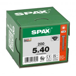 Spax 5,0х40 мм 1191040500403 (200 шт/упак) Blax (EAN: 4003530275845)