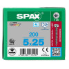 Spax 5,0x25 мм 0207000500253 (200 шт/упак.)