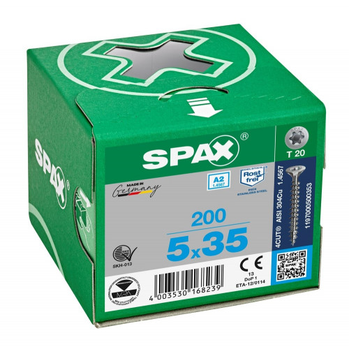 Spax 5,0x35 мм 1197000500353 (200 шт/упак.)