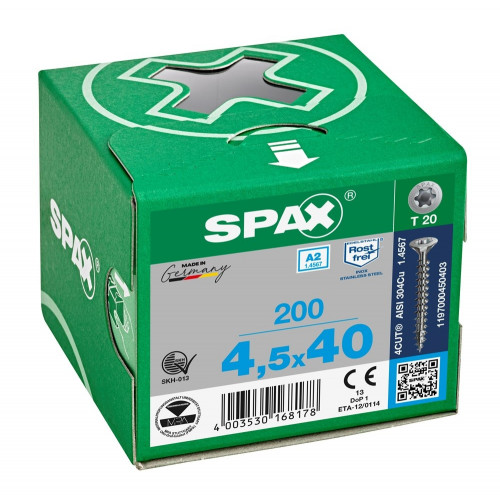 Spax 5,0x40 мм 1197000500403 (200 шт/упак.)