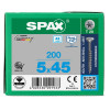 Spax 5,0x45 мм 0197000500453 (200 шт/упак.)