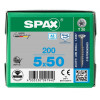 Spax 5,0x50 мм 0197000500503 (200 шт/упак.)