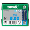 Spax 5,0x50 мм 1197000500503 (200 шт/упак.)