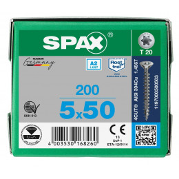 Spax 5,0x50 мм 1197000500503 (200 шт/упак.)