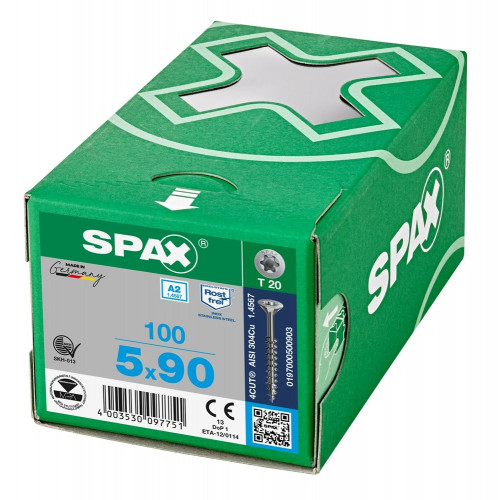 Spax 5,0x90 мм 0197000500903 (100 шт/упак.)