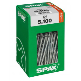 Spax 5x100 мм 4191010501006 (100 шт/упак) (EAN 4003530158292) - универсальный, потай, Wirox