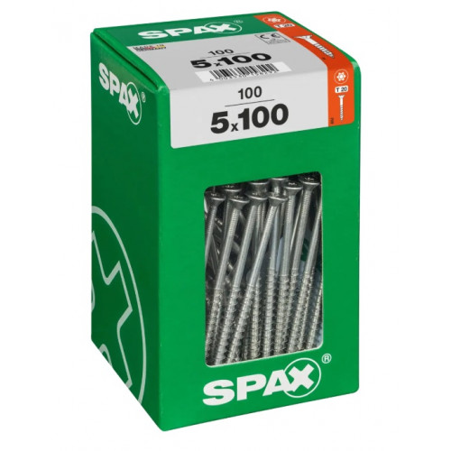 Spax 5x100 мм 4191010501006 (100 шт/упак) (EAN 4003530158292) - универсальный, потай, Wirox