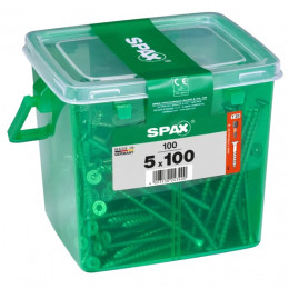 Spax 5x100 мм 4191010501009 (100 шт/упак) (EAN 4003530243400) - универсальный, потай, Wirox
