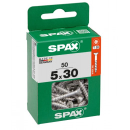 Spax 5x30 мм 4191010500302 (50 шт/упак) (EAN 4003530191985) - универсальный, потай, Wirox