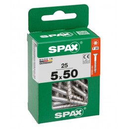 Spax 5x50 мм 4191010500502 (25 шт/упак) (EAN 4003530192012) - универсальный, потай, Wirox