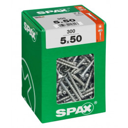 Spax 5x50 мм 4191010500506 (300 шт/упак) (EAN 4003530158247) - универсальный, потай, Wirox