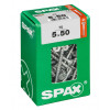 Spax 5x50 мм 4191010500507 (75 шт/упак) (EAN 4003530160974) - универсальный, потай, Wirox