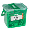 Spax 5x60 мм 4191010500609 (250 шт/упак) (EAN 4003530243387) - универсальный, потай, Wirox