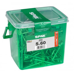 Spax 5x60 мм 4191010500609 (250 шт/упак) (EAN 4003530243387) - универсальный, потай, Wirox
