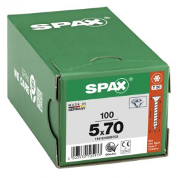 Spax 5x70 мм 1191010500703 (100 шт/упак) (EAN 4003530105913) - универсальный, потай, Wirox