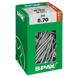 Spax 5x70 мм 4191010500706 (200 шт/упак) (EAN 4003530158278) - универсальный, потай, Wirox