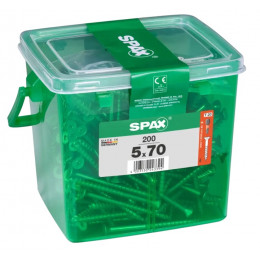 Spax 5x70 мм 4191010500709 (200 шт/упак) (EAN 4003530243394) - универсальный, потай, Wirox