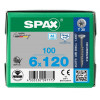 Spax 6,0x120 мм 0197000601203 (100 шт/упак.)