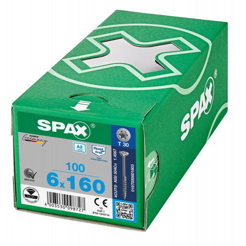 Spax 6,0x160 мм 0197000601603 (100 шт/упак.)