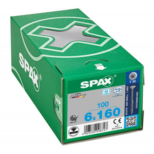 Spax 6,0x160 мм 0197000601603 (100 шт/упак.)