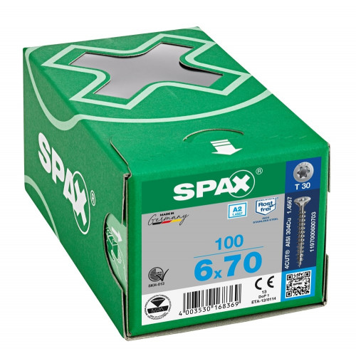 Spax 6,0x70 мм 1197000600703 (100 шт/упак.)