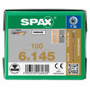 Spax 6*145 регулировочный 0161010601455 (100 шт), Wirox, T30 EAN 4003530260605