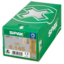 Spax 6*145 регулировочный 0161010601455 (100 шт), Wirox, T30 EAN 4003530260605
