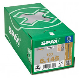 Spax 6*145 регулировочный 0161010601455 (100 шт), Wirox, T30 EAN 4003530260605
