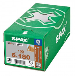 Spax 6x180 мм 0251010601805 / стар. 0251750601805 (100 шт/упак)