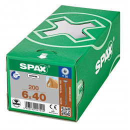 Spax 6x40 мм 0251010600405 (200 шт/упак) EAN 40035302057490