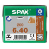 Spax 6x40 мм 0251010600405 (200 шт/упак) EAN 40035302057490