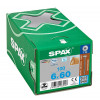 Spax 6x60 мм 0257000600605 (100 шт/упак.) - нержавейка А2, тарельчатая головка T-30