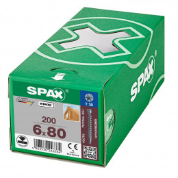 Spax 6x80 мм 1211010600805 / стар. 1211750600805 (200 шт/упак)