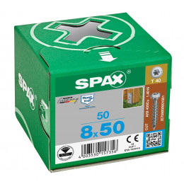 SPAX 8,0x50 (50 шт/уп) 35708000601001 для анкерного основания столба, нержа А1