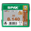 Spax 8x140 мм 0251010801405 / стар. 0251750801405 (50 шт/упак)