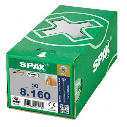 Spax 8x160 мм 0191010801605 / 0191750801605 (50 шт/упак) 0191020801605