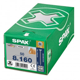 Spax 8x160 мм 1201010801605 / стар. 1201020801605 (50 шт/упак)